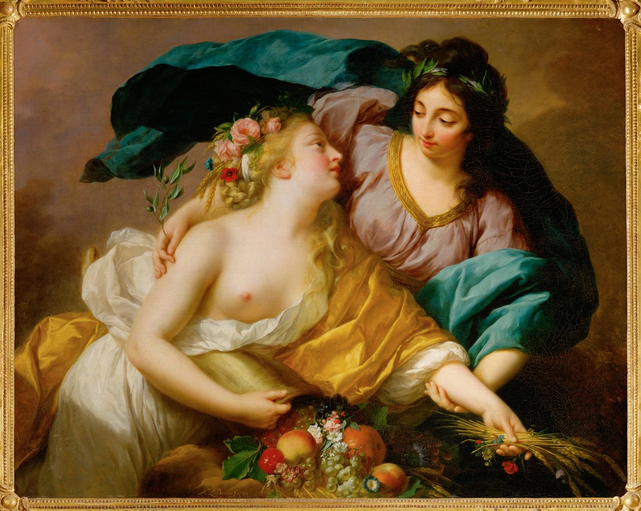 Peace leads abundance by Elisabeth Louise Vigee-Lebrun