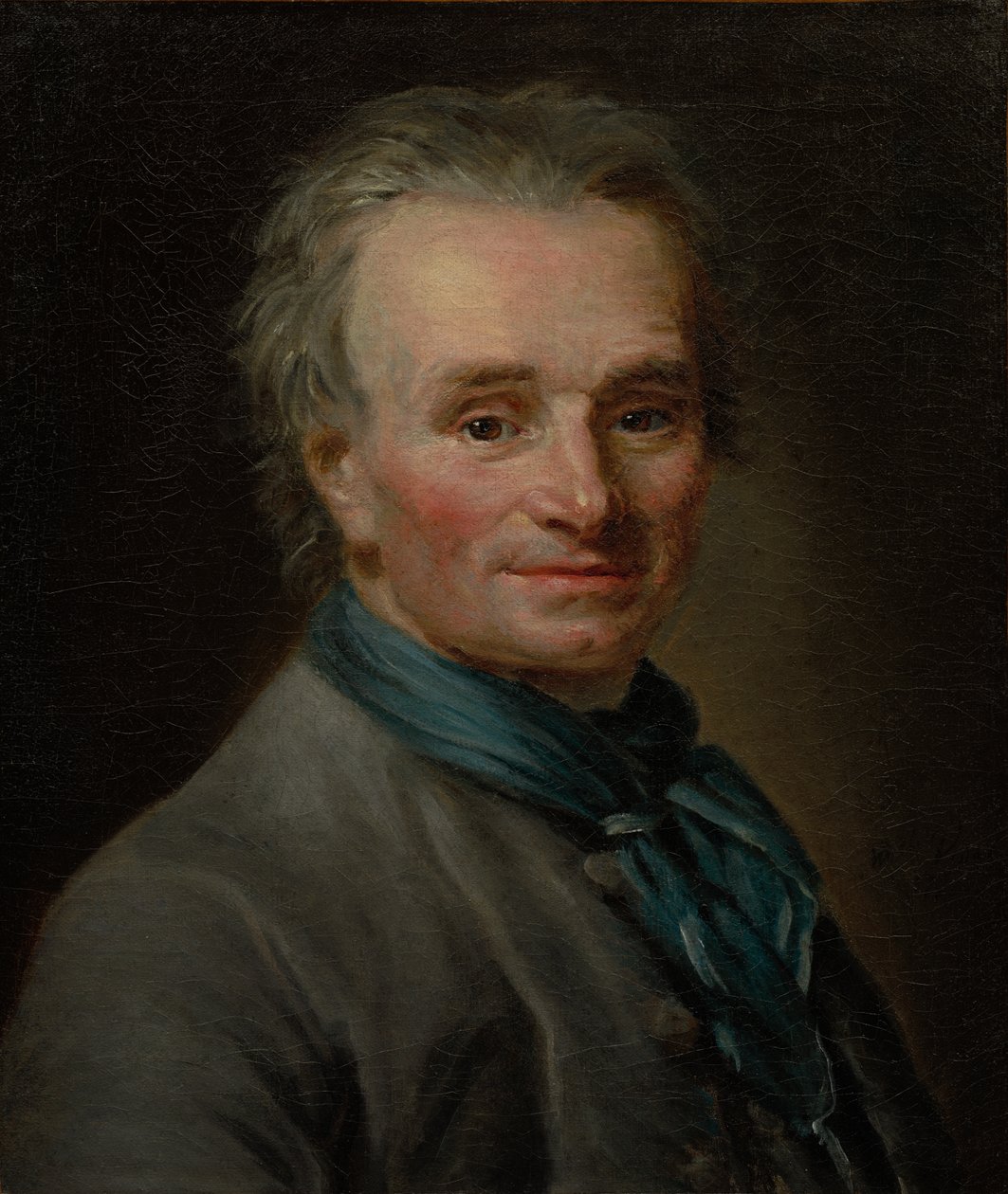 Portrait of Jean-Baptiste Lemoyne the Younger by Elisabeth Louise Vigee-Lebrun