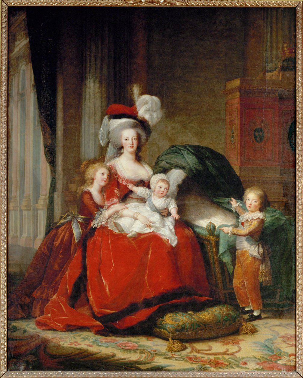 Queen Marie-Antoinette and Her Children by Elisabeth Louise Vigee-Lebrun
