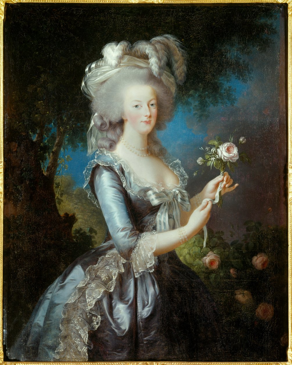 Portrait of Marie Antoinette of Lorraine Habsburg by Elisabeth Louise Vigee-Lebrun