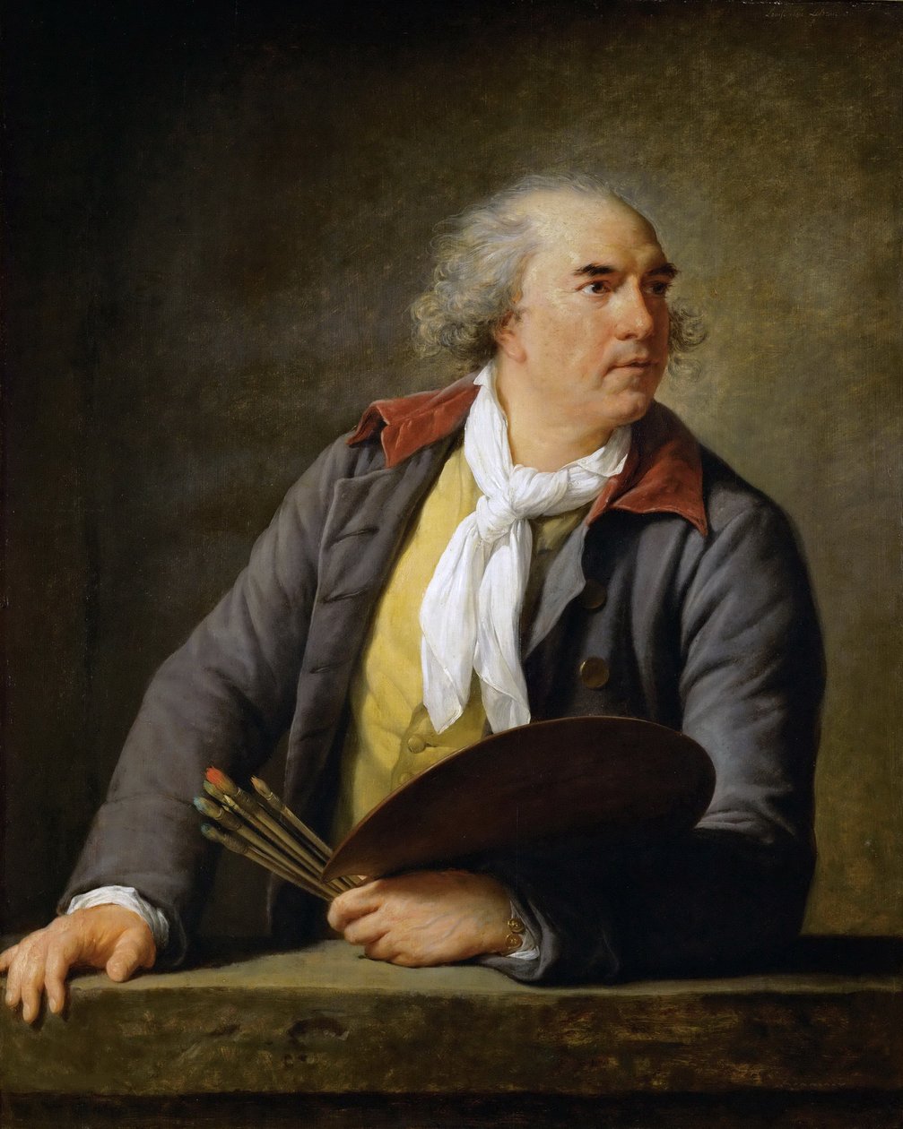 Portrait of Hubert Robert 1733-1808, 1788 by Elisabeth Louise Vigee-Lebrun