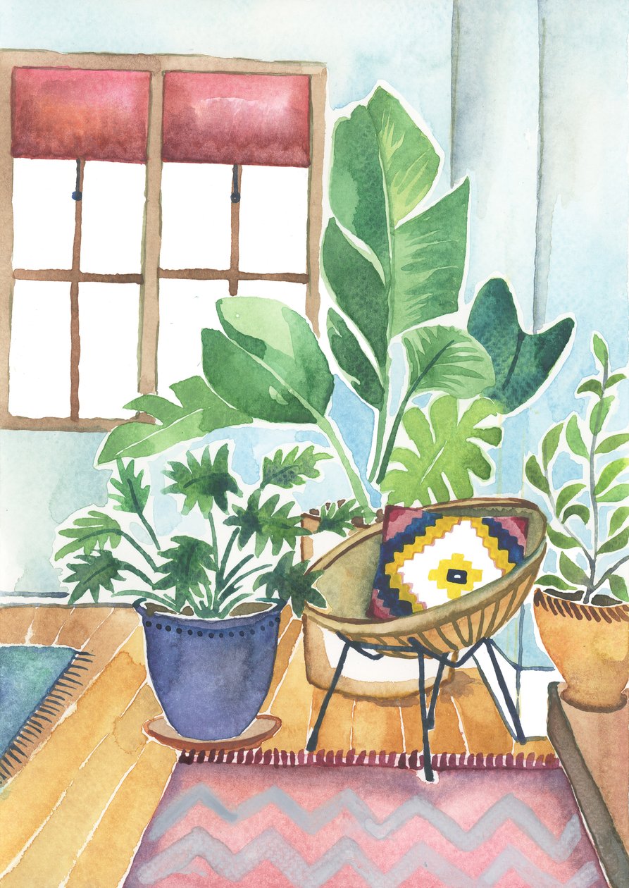 Houseplants, 2018 by Elizabeth Rider