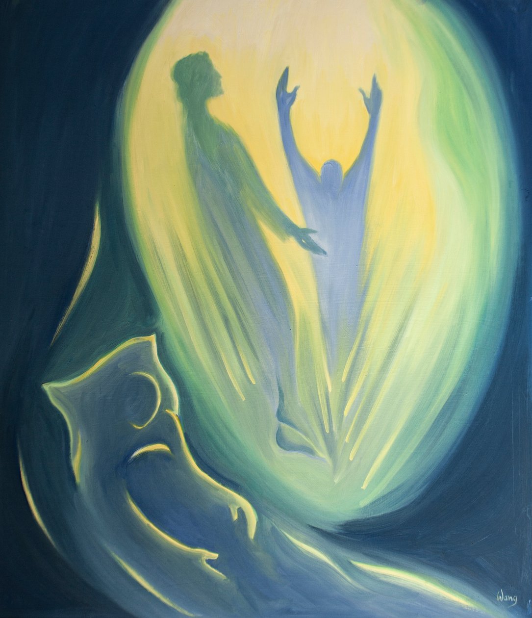 At the moment of death, the soul who dies in Christ is swept up with Him and carried to the Father by Elizabeth Wang