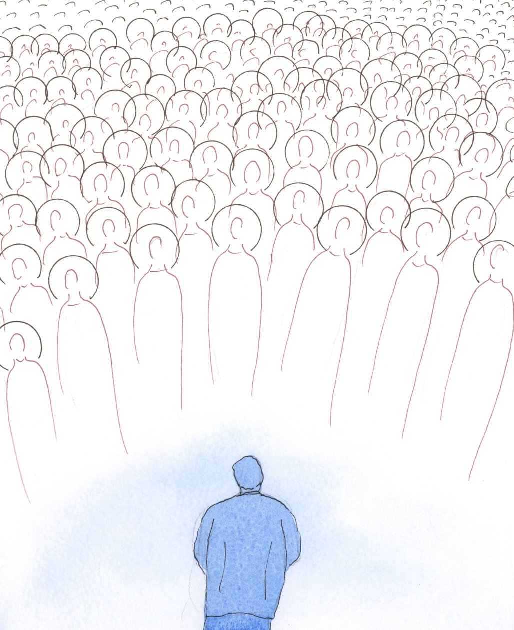 Christ Comforted Me by Drawing Up My Soul Towards Heaven and Showing Me the Company of Saints by Elizabeth Wang