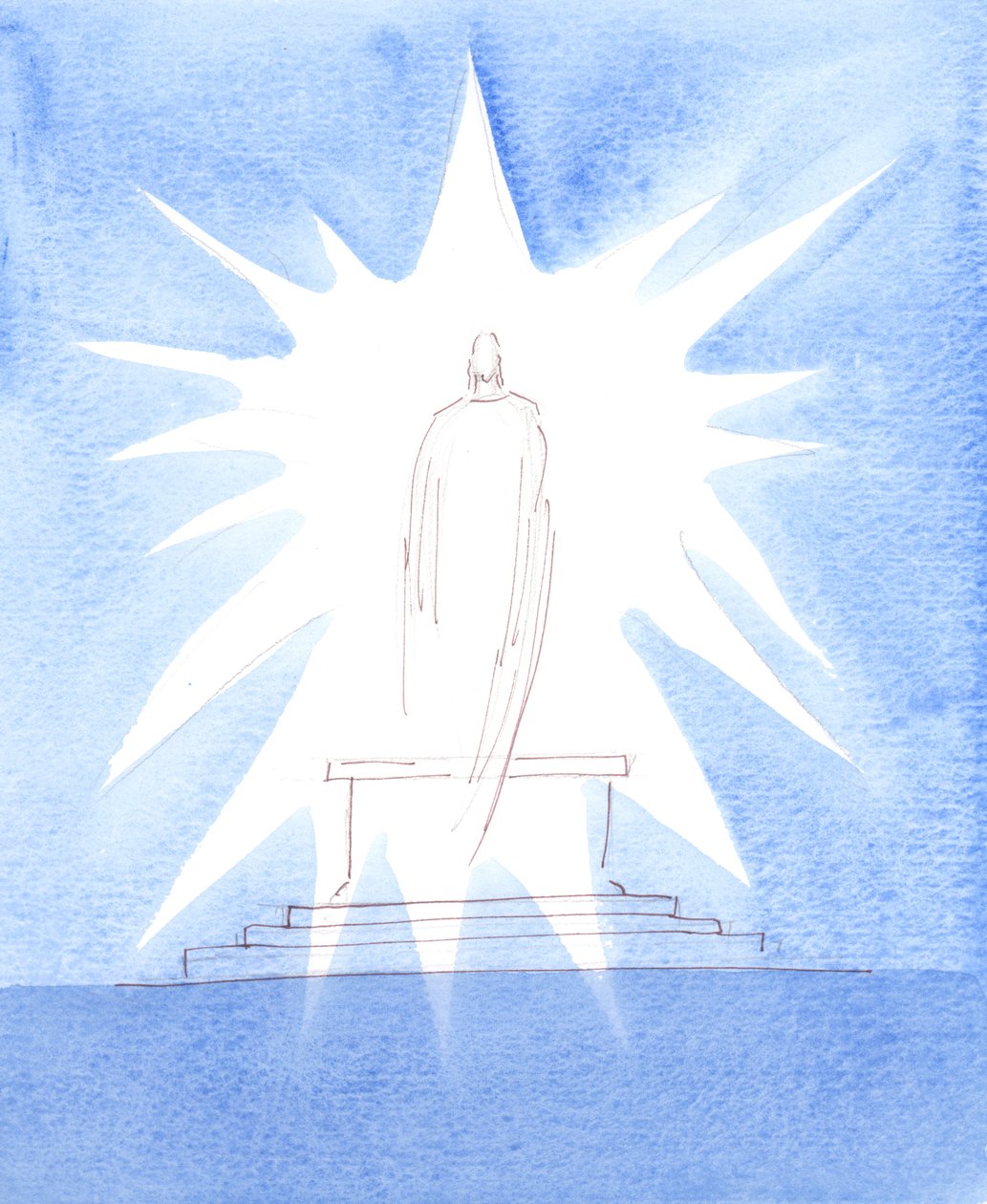 Christ Was Present in Glory at the Consecration by Elizabeth Wang