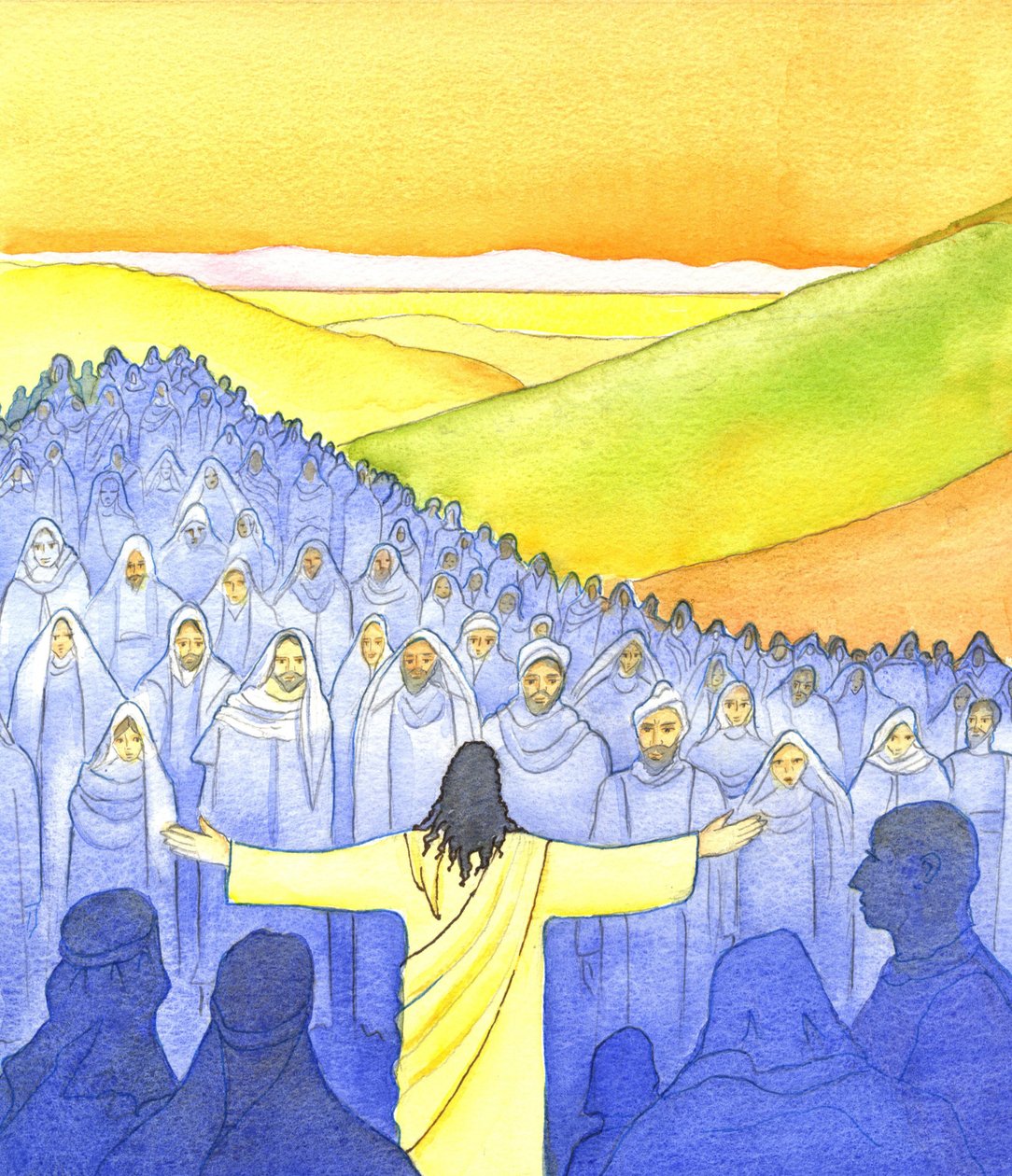 Great Crowds Followed Him by Elizabeth Wang