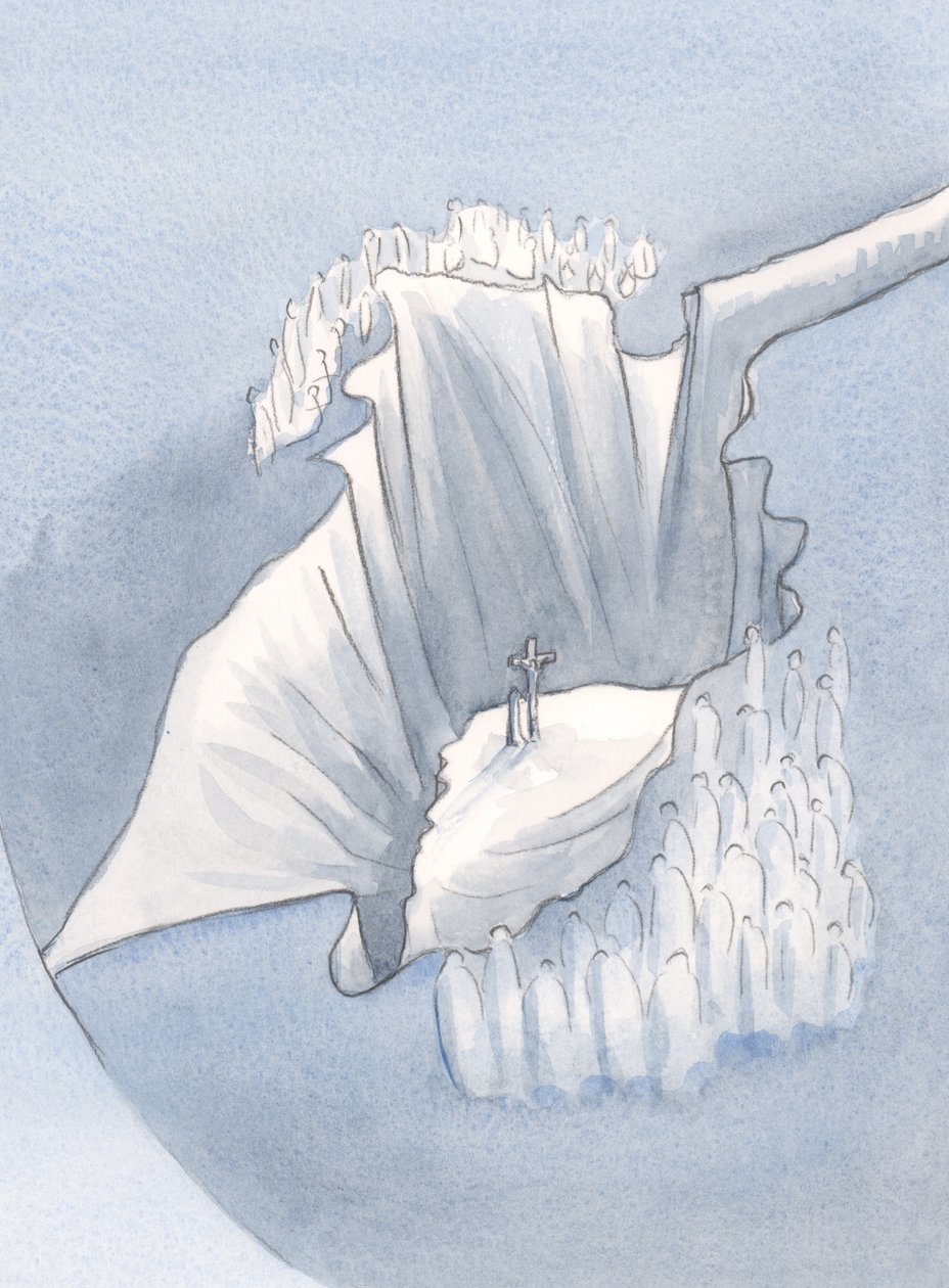 I saw, revealed, the One Sacrifice made for all generations. by Elizabeth Wang
