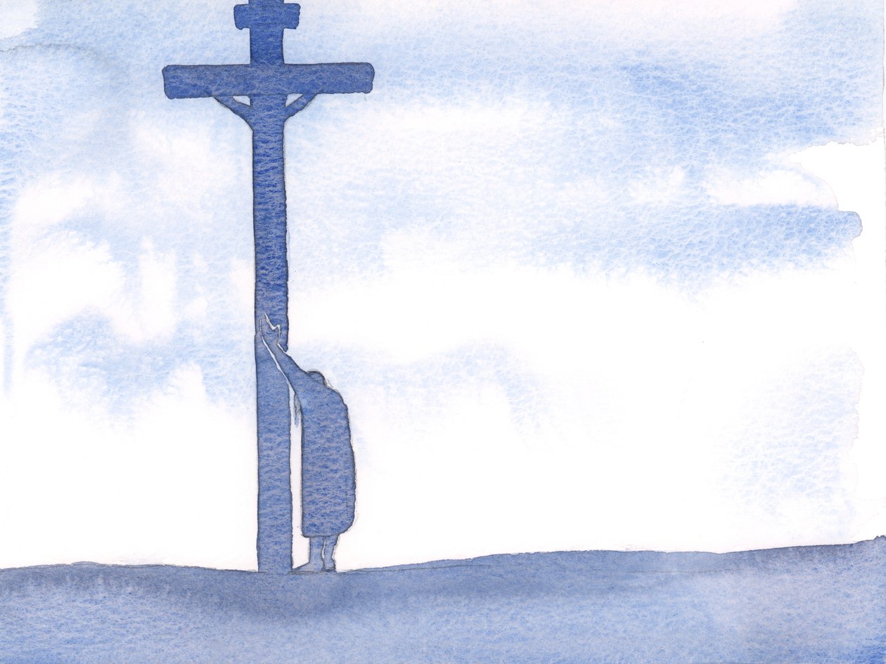 If our sufferings make it hard to pray we can simply lean on the Cross, close to Christ, resting in Him, and patiently endure our difficulties by Elizabeth Wang