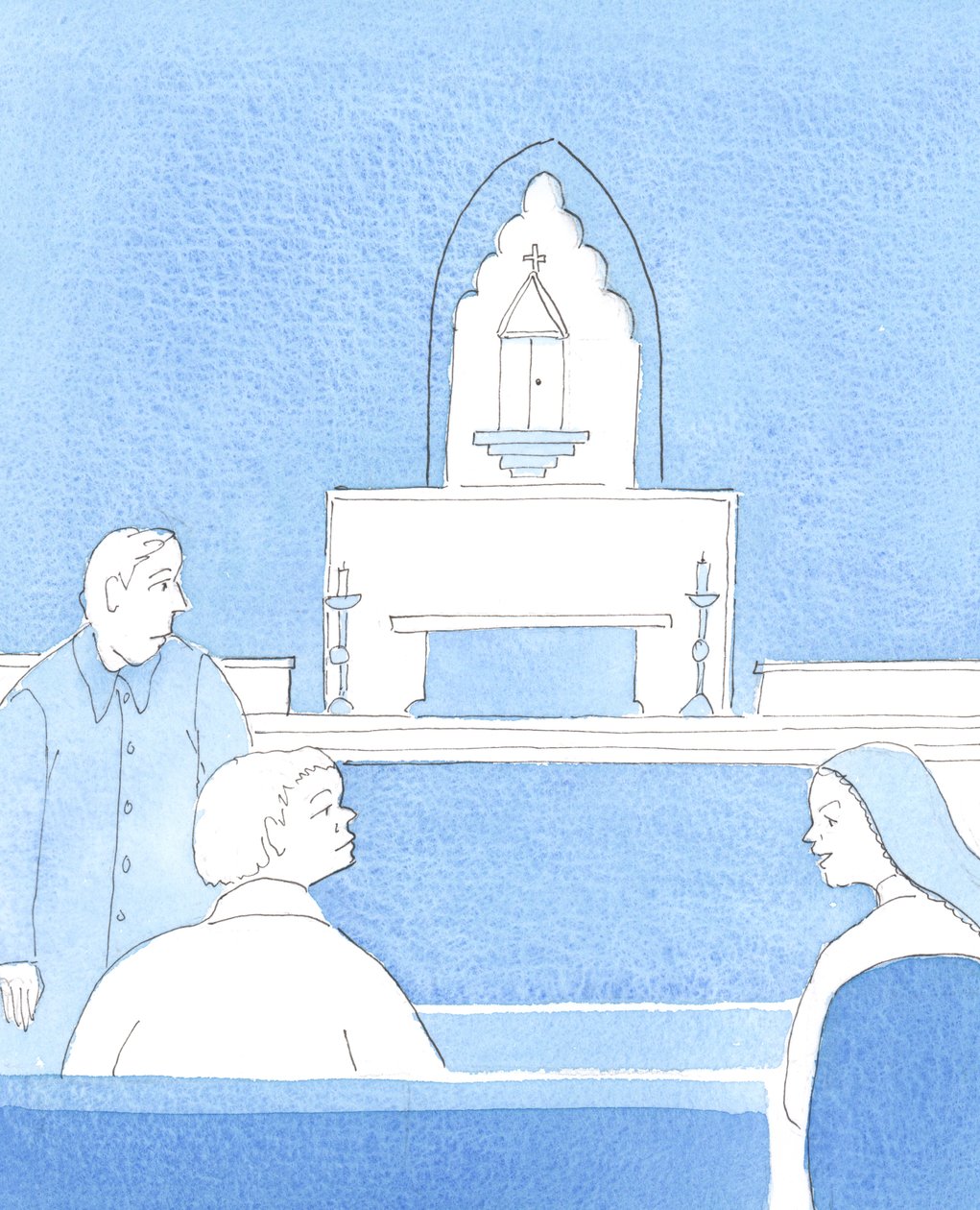 It is sometimes right, the Lord said, to give a brief, quiet reminder to noisy people, that the church is a place for prayer, and not for chatter about everyday matters by Elizabeth Wang