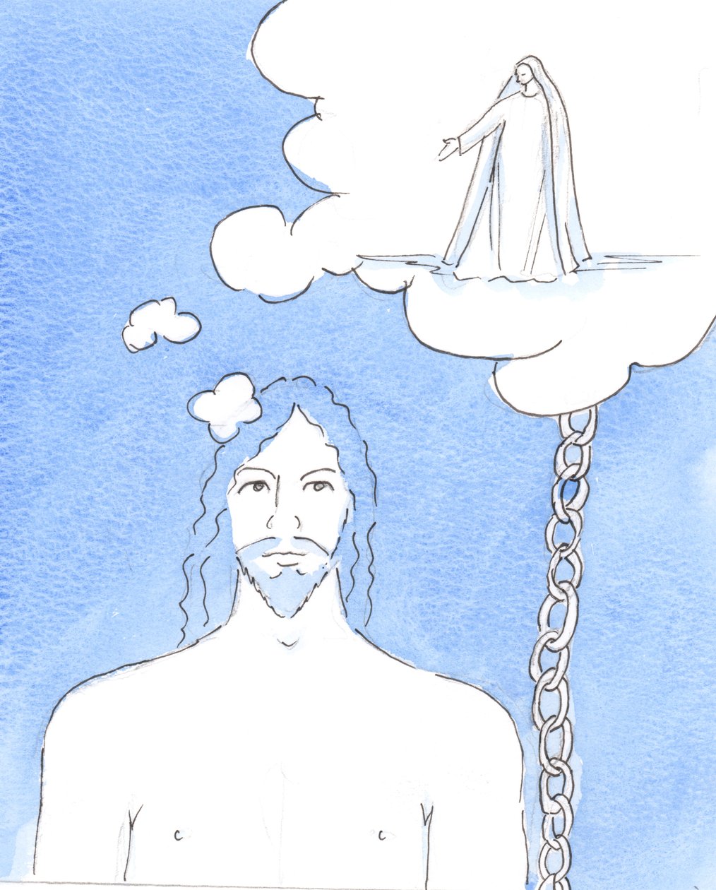 No-one was closer to Jesus than His Holy Mother Mary, the Blessed Virgin by Elizabeth Wang