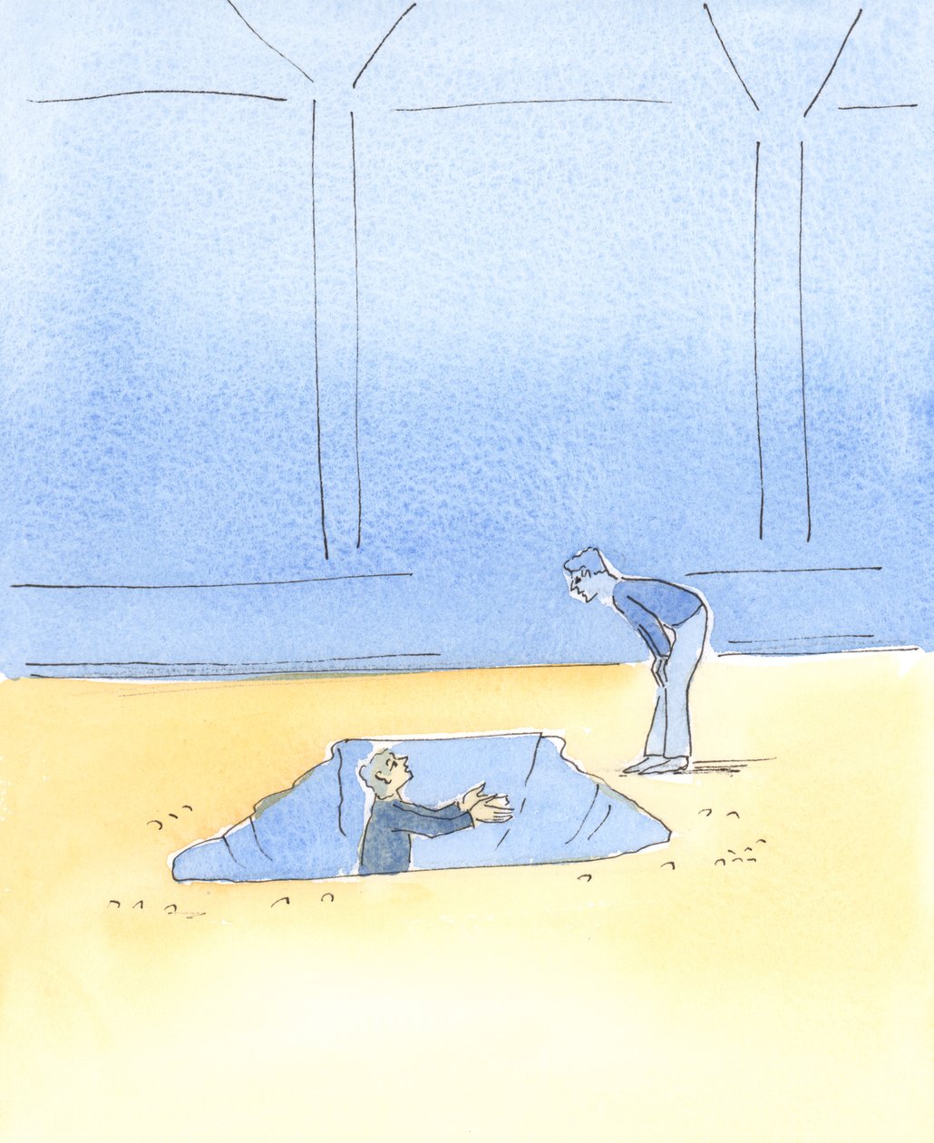 Of what use is it, if a man who needs to be lifted from a hole in the road, is simply told by a passer-by: 