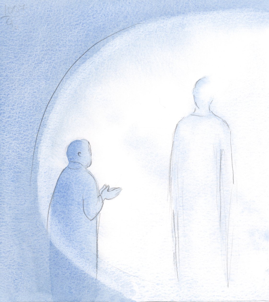 One day, when I renewed my resolution, he came to my soul in silent and solemn reassurance by Elizabeth Wang