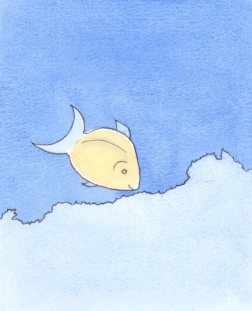 Someone who searches avidly for new devotions is like a fish which searches for food, day after day, on the Barrier Reef, 2003 by Elizabeth Wang