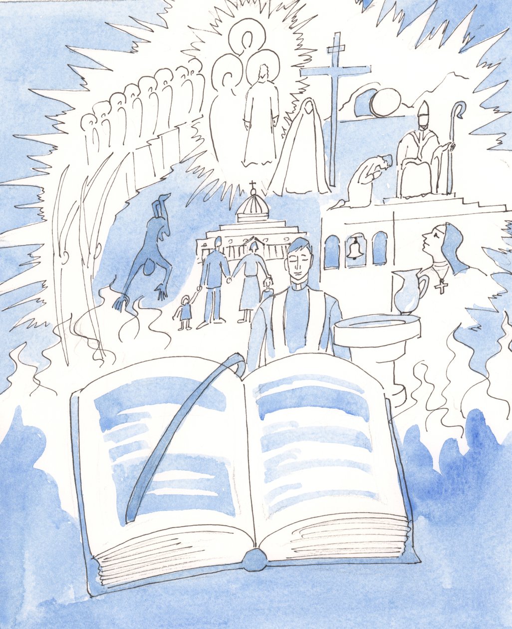 The whole of the Catholic faith is contained in the Missal and celebrated in the Liturgy by Elizabeth Wang