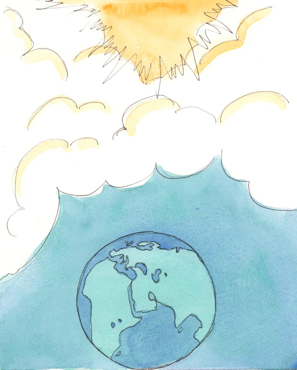 Though we must pray and work to help the needy all over the world, we must keep our thoughts also on Heaven, lest we become despondent, forgetting the glory and joy that await God