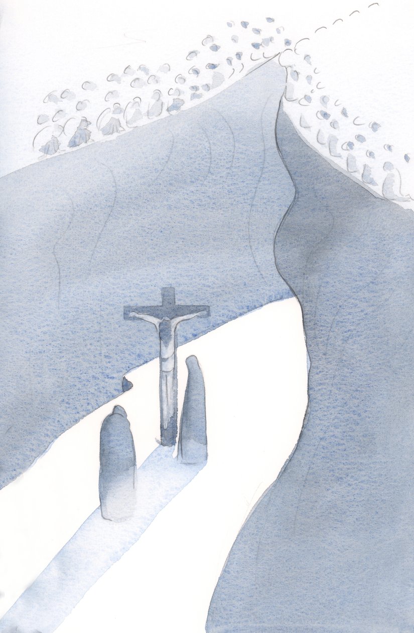 What a chasm lies before us at Mass, as we are made a part of the One Sacrifice for sin, united with that past age when Christ on the Cross to save us by Elizabeth Wang