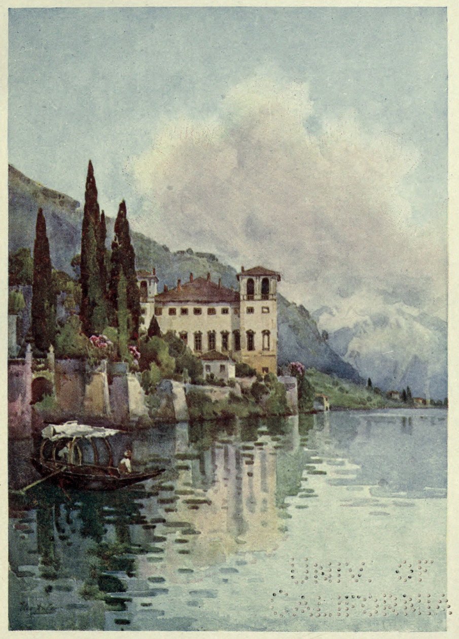 Gravedone, Lago di Como, Illustration from 
