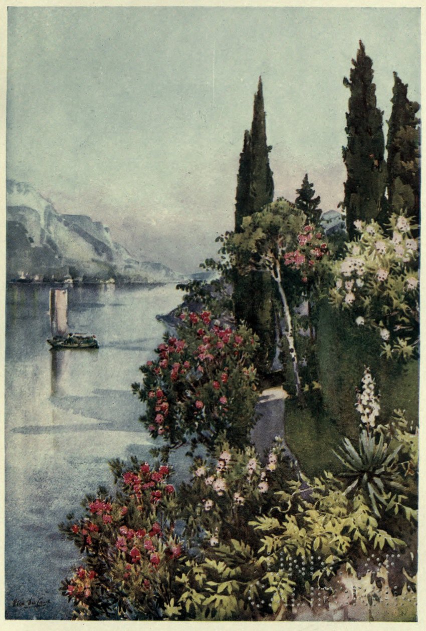 Villa Giulia, Lago di Como, Illustration from 