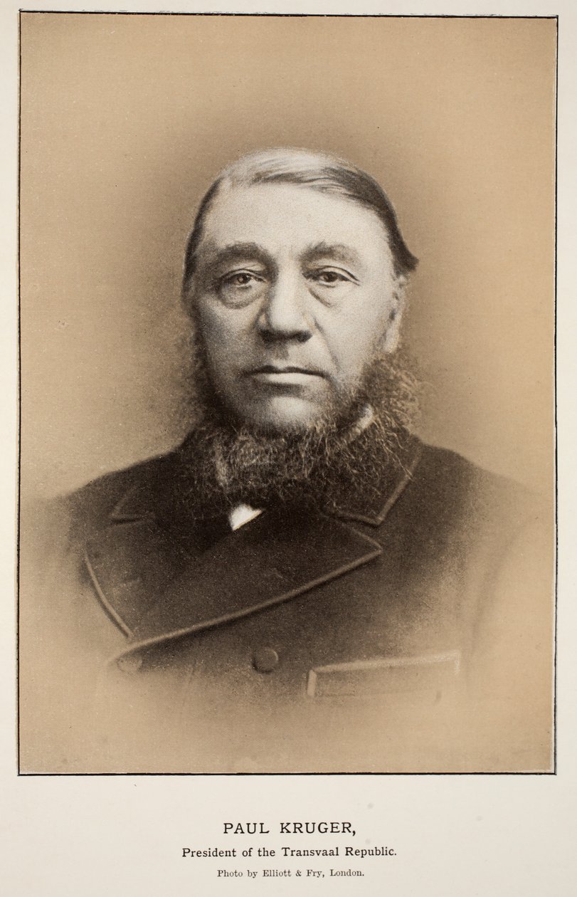 Paul Kruger, President of the Transvaal Republic by Elliott und Fry Studio