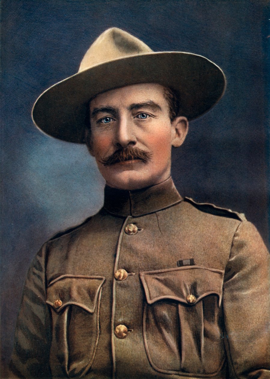 Colonel Baden-Powell, Lieutenant-General in the British Army, 1902 by Elliott and Fry