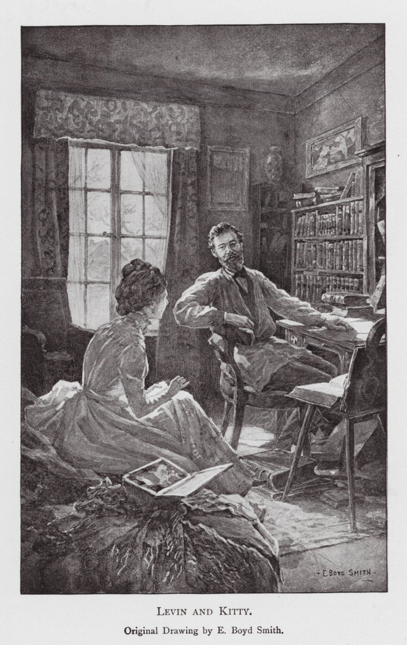 Illustration for Anna Karenina by Leo Tolstoy by Elmer Boyd Smith