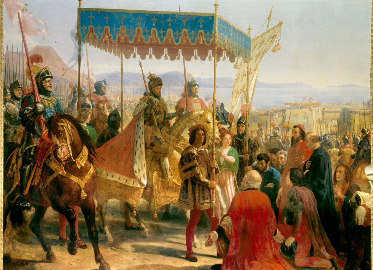 Entry of Charles VIII in Naples by Eloi-Firmin Feron