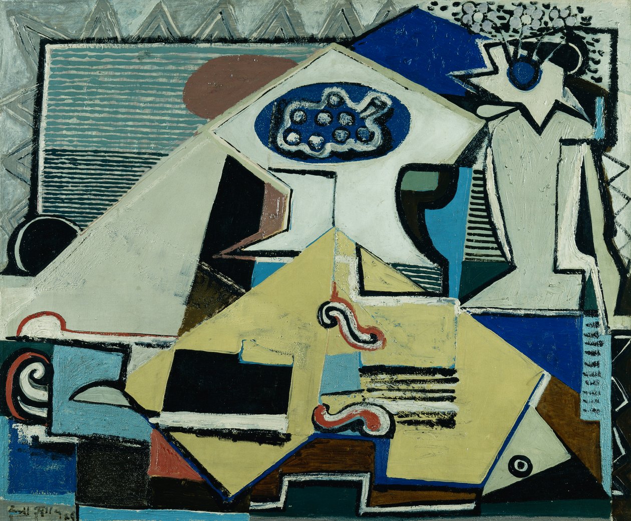 Still Life Cello by Emil Filla