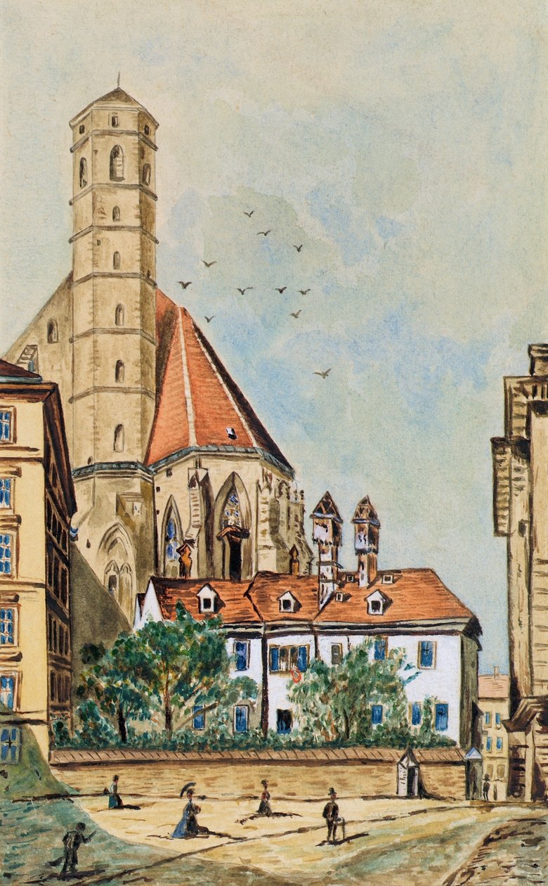 The Minorite Church in Vienna by Emil Hütter
