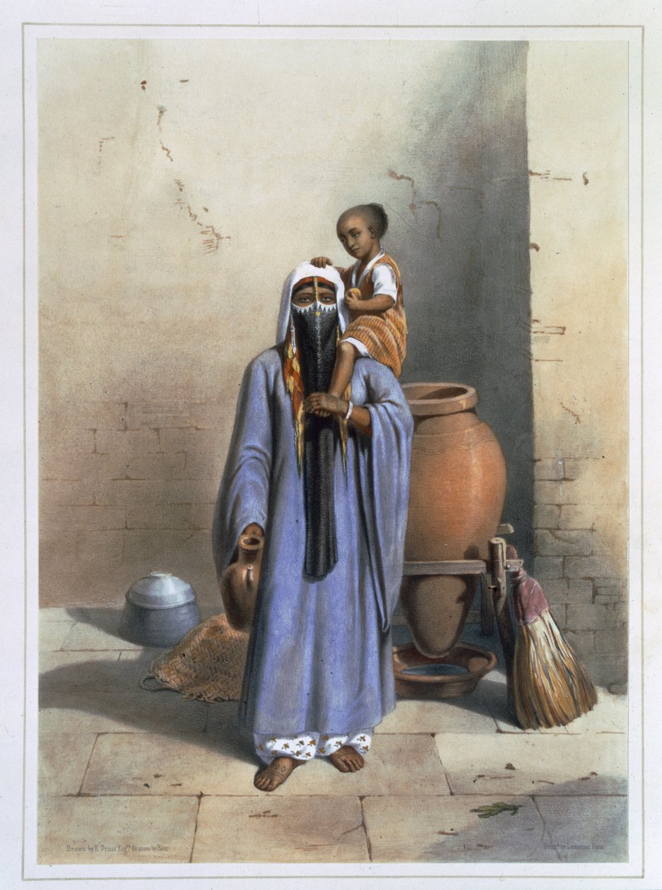Fellah Woman and Child, illustration from 