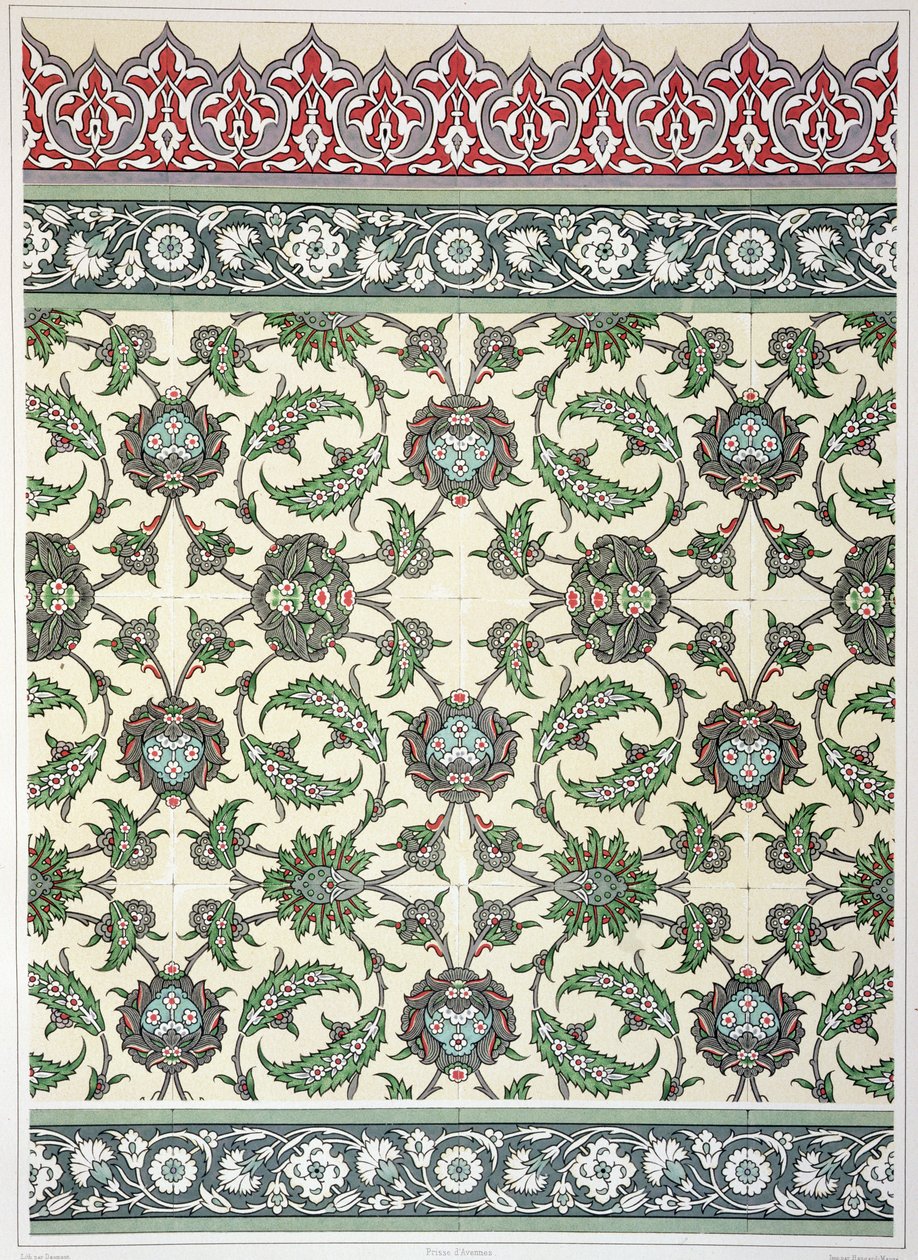 Wall tiles of the Mosque of Cheykhoun, from 