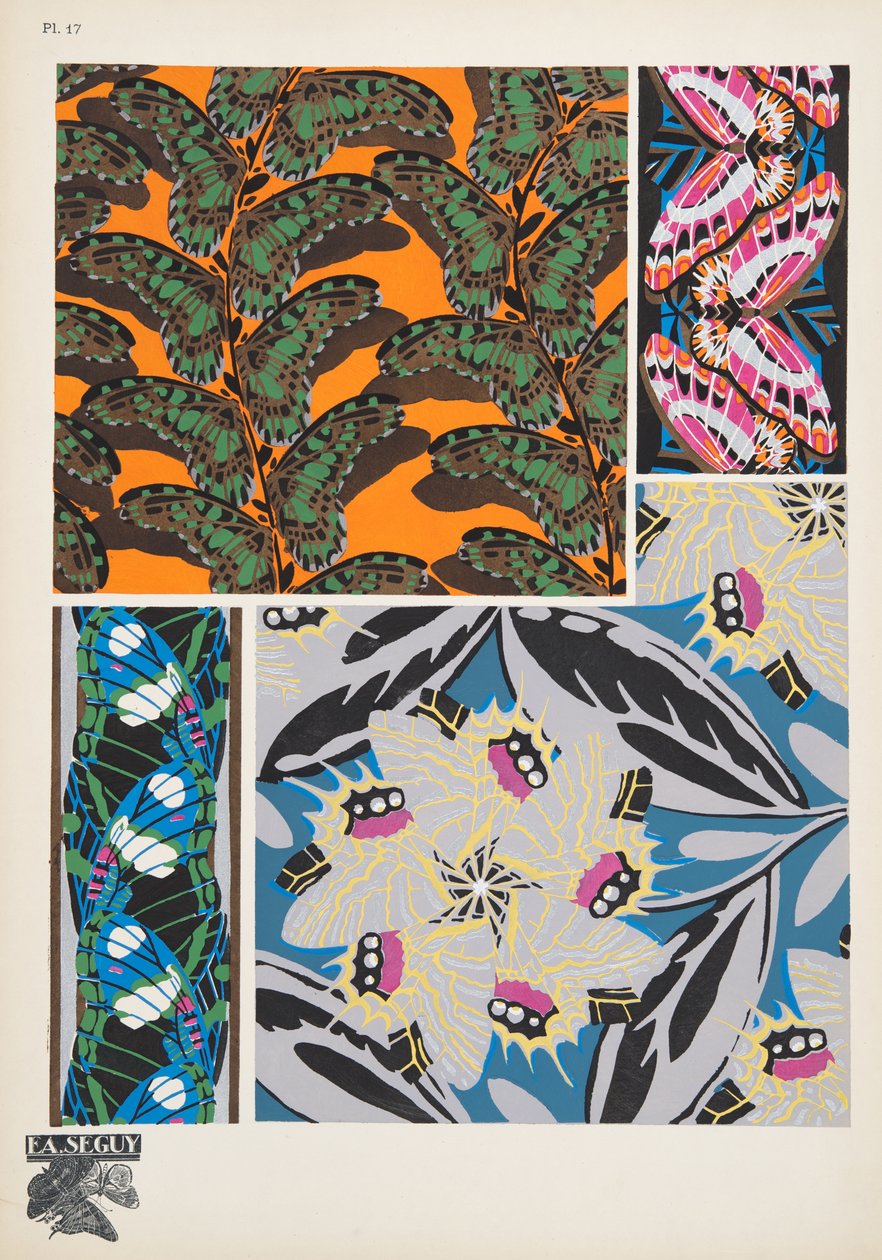 Plate 17, from Papillons by Émile Allain Séguy