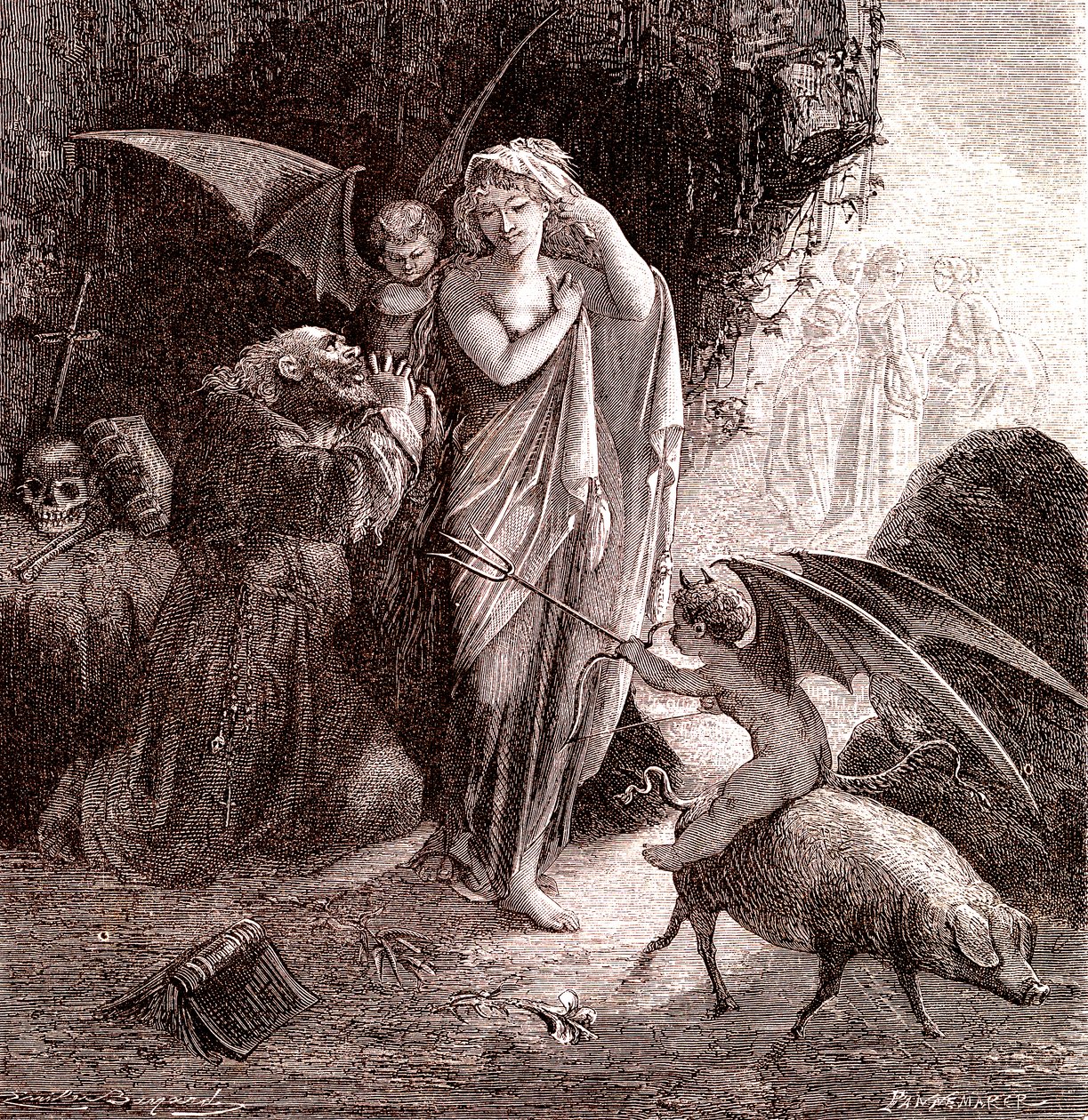 A Holy Man by Emile Antoine Bayard