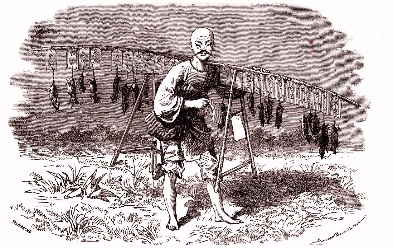 Rat Killer in China by Emile Antoine Bayard