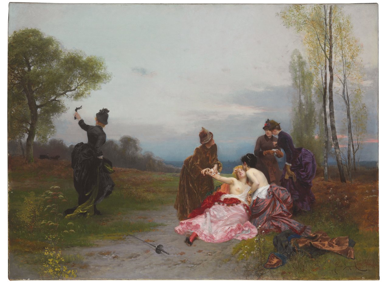 The Reconciliation by Emile Antoine Bayard