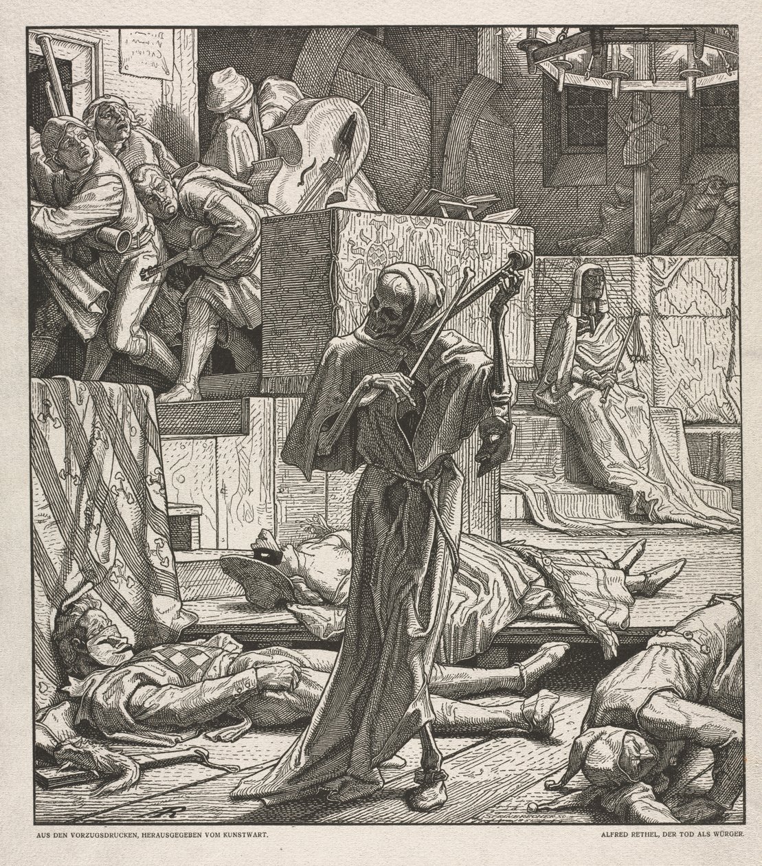 Dance of Death: Death the Strangler by Emile Antoine Bourdelle