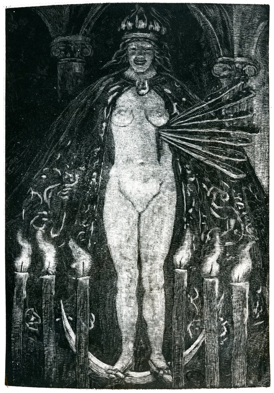 Illustration for Poems by Charles Baudelaire (engraving) by Emile Bernard