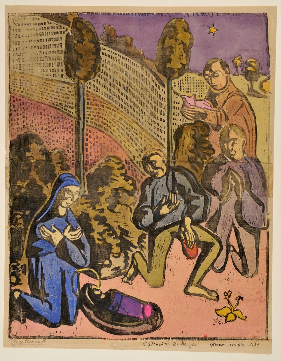 The Adoration of the Shepherds by Emile Bernard