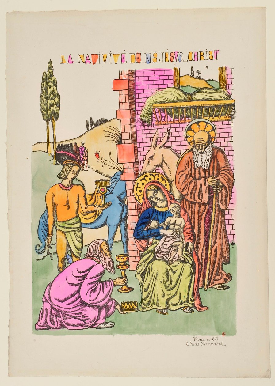 The Nativity of Our Lord Jesus Christ by Emile Bernard