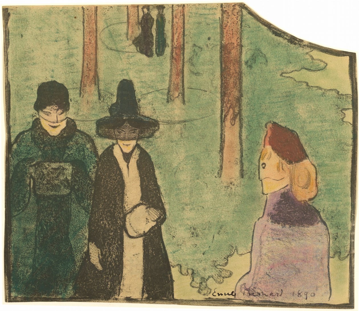 The Walk by Emile Bernard