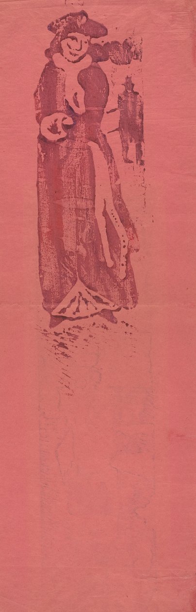 Woman with a Muff by Emile Bernard