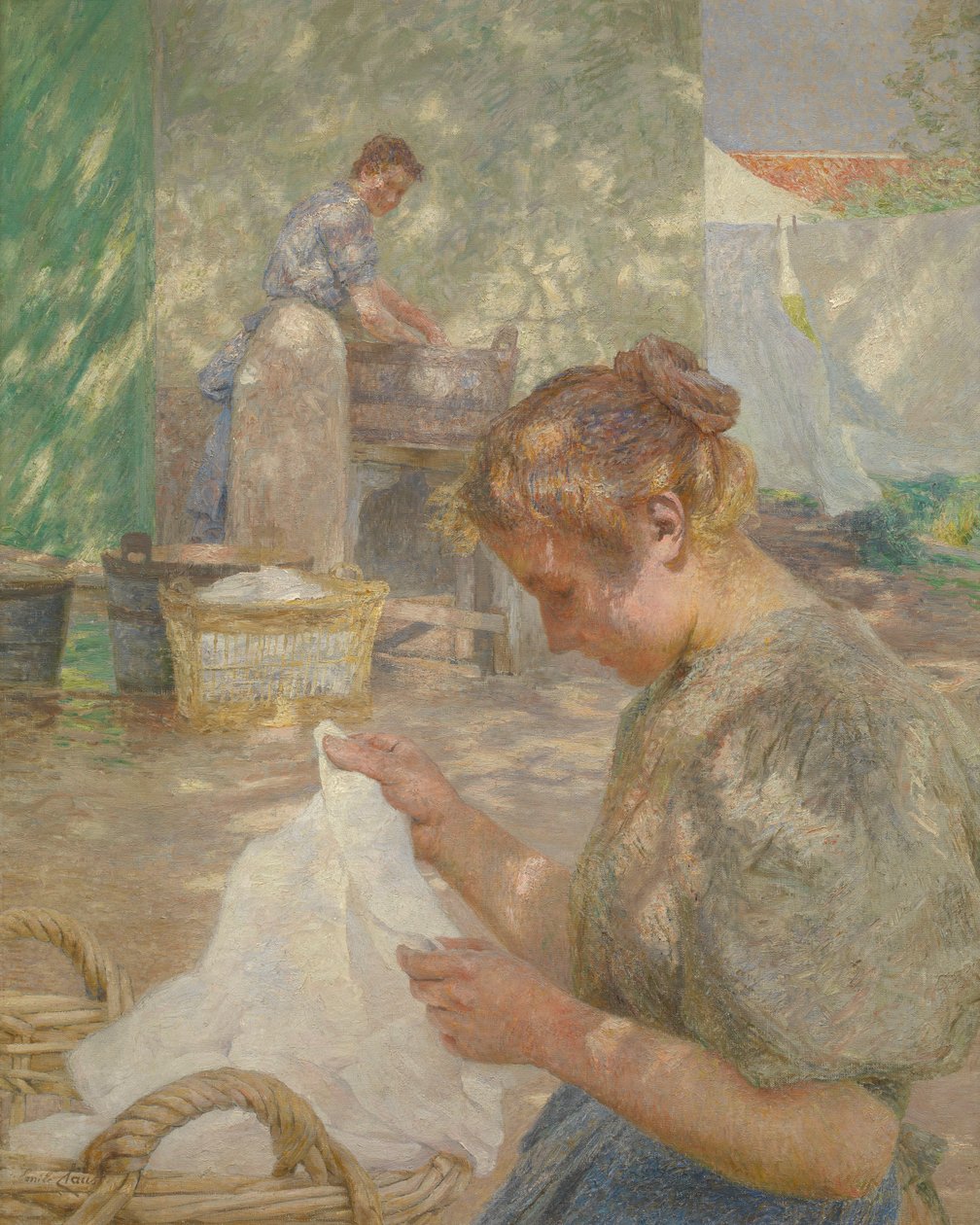 Sunny Day by Emile Claus