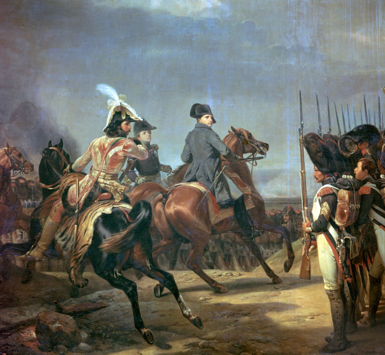 Napoleon at the Battle of Jena by Emile Jean Horace Vernet