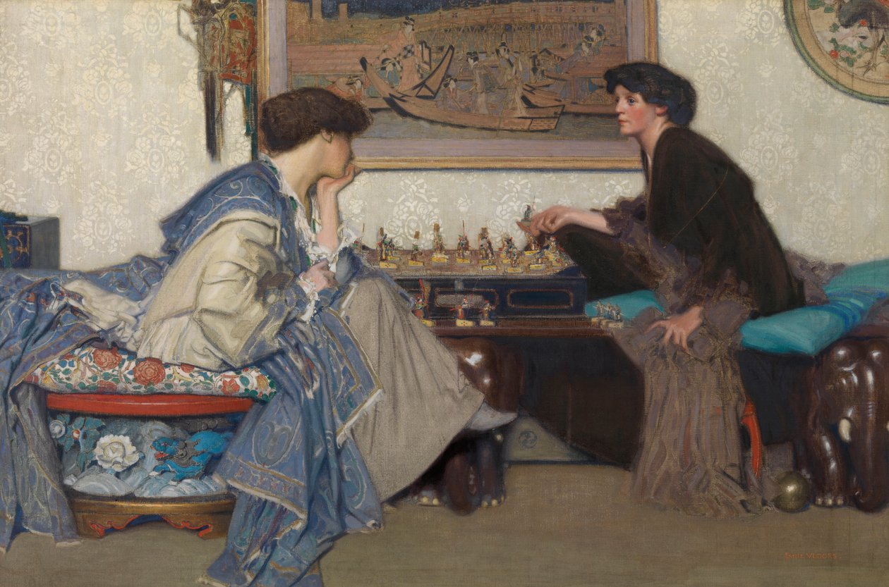 The Chess Game by Emile Vloors