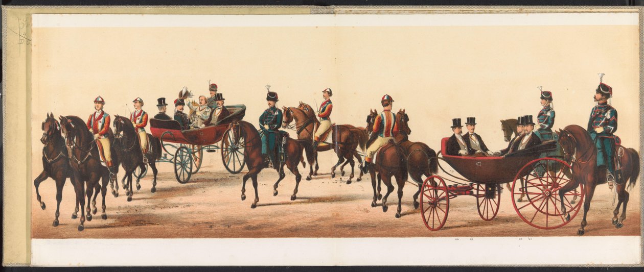 Parade in Haarlem, 1872 (plate 8) by Emrik and Binger