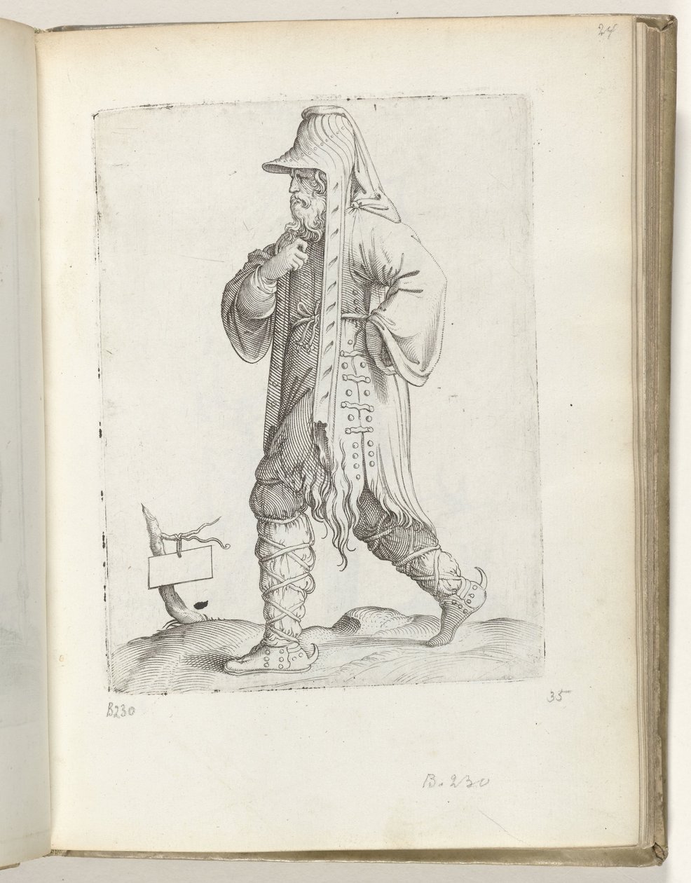Man with Beard (country unknown) by Enea Vico