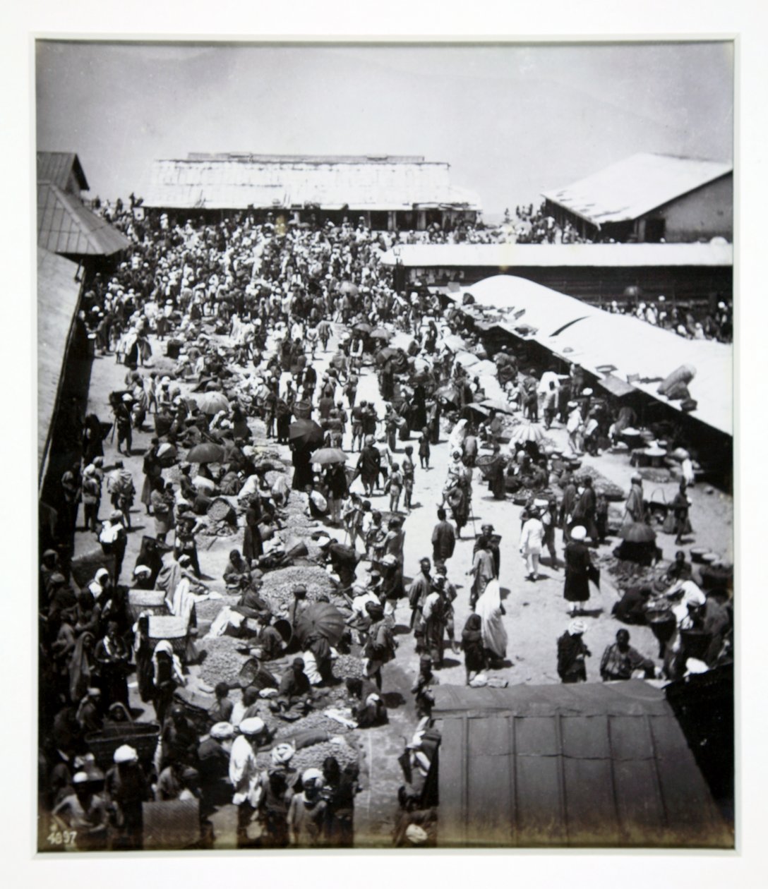 Bazaar, Darjeeling, photograph attributed to Bourne and Shepherd, c.1880 by English Photographer