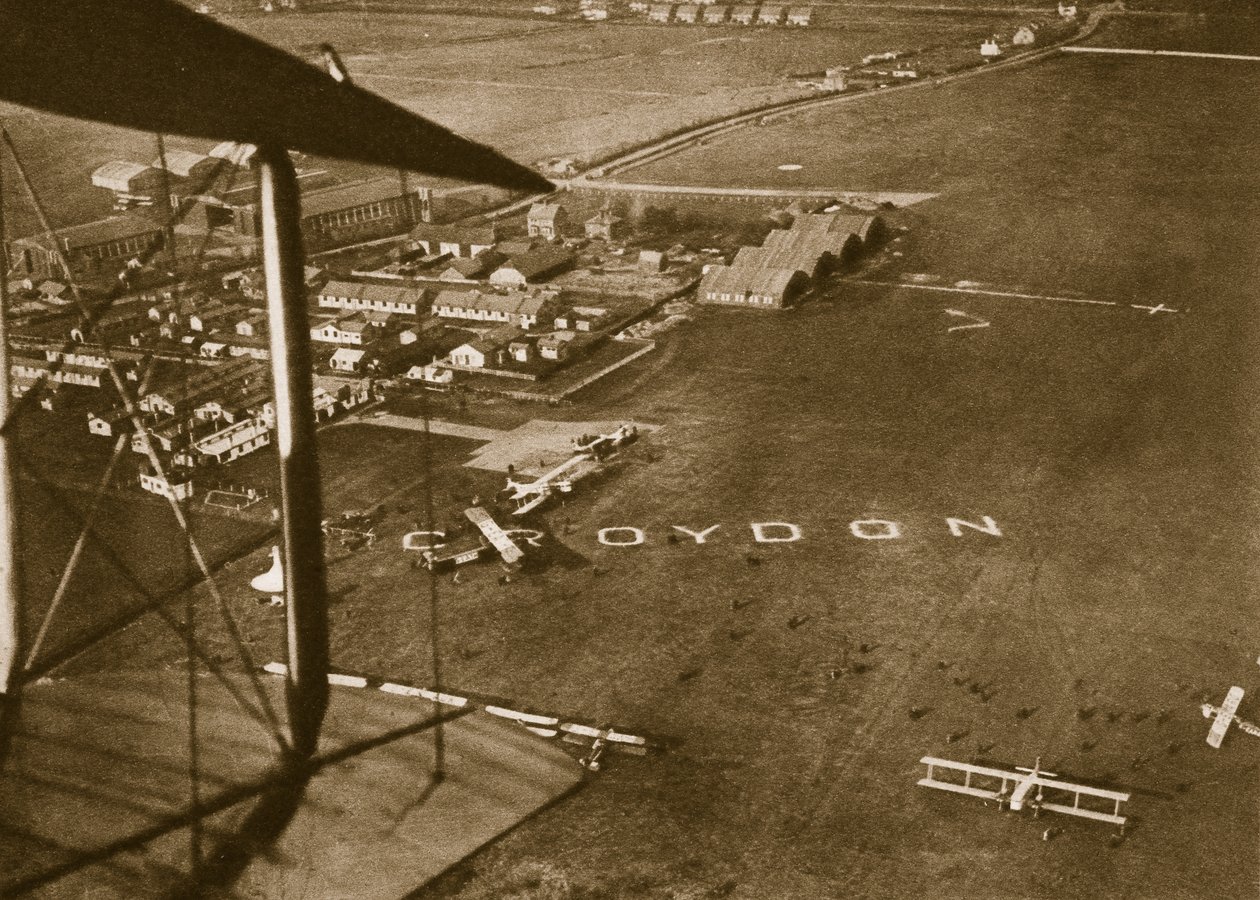 London Airport in 1925 by English Photographer