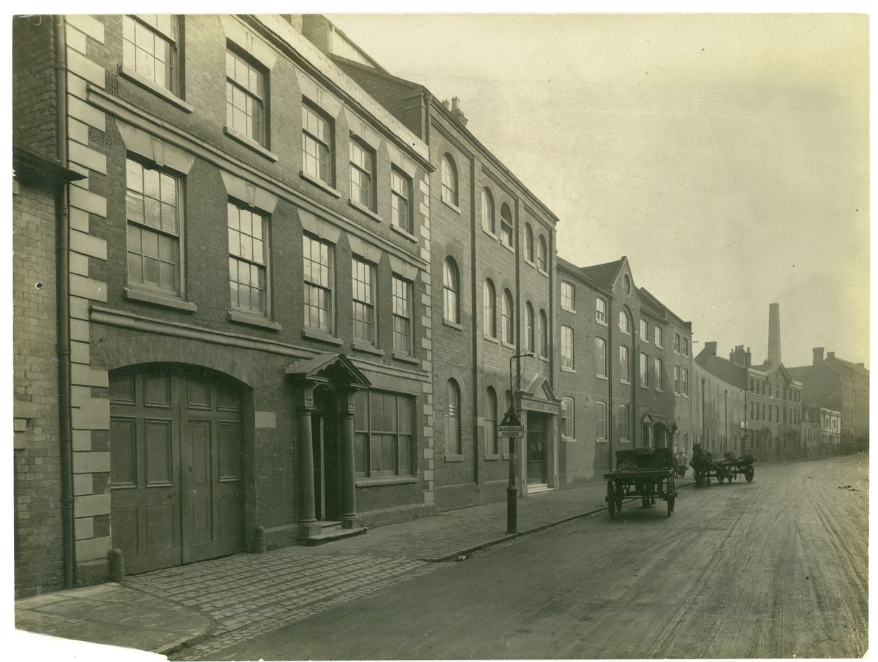 Mill Street, Kidderminster Carpet Trades works, 1923 by English Photographer