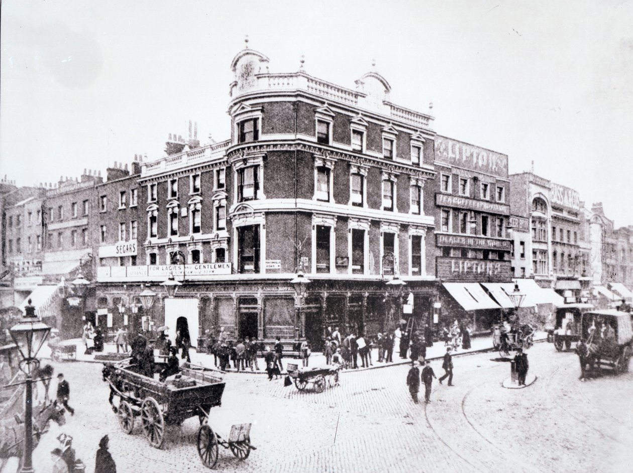 Pentonville Road scene, Islington, London by English Photographer