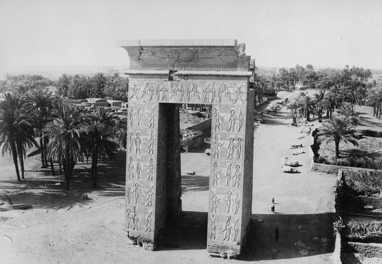 The Propylon of Ptolemy and the Avenue of Sphinxes